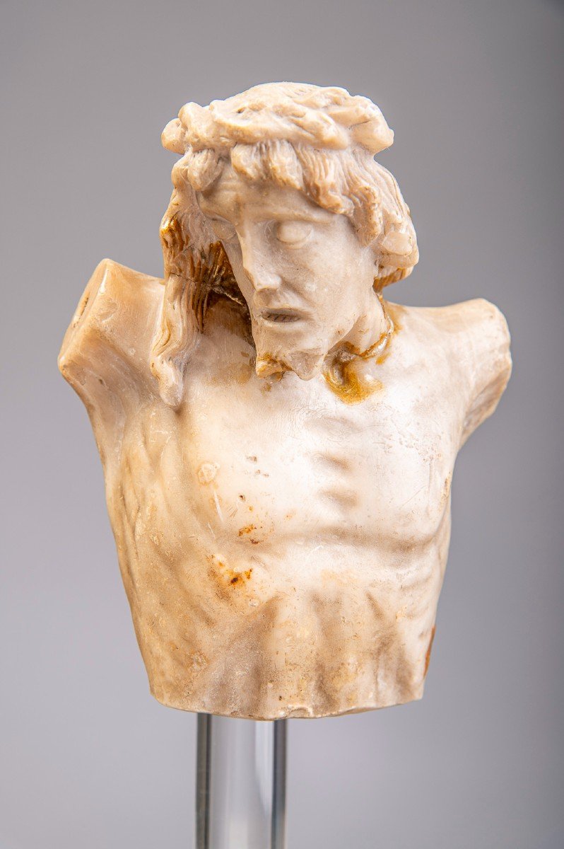 Alabaster Christ, C. 1400.