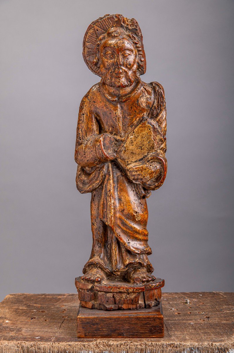 Apostle Sculpture, 13th Century.-photo-2