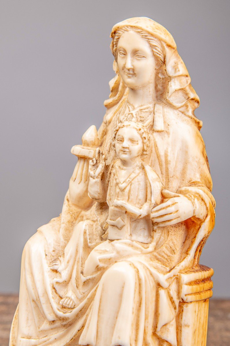 Vierge et l'Enfant, 19eme siêcle.-photo-3