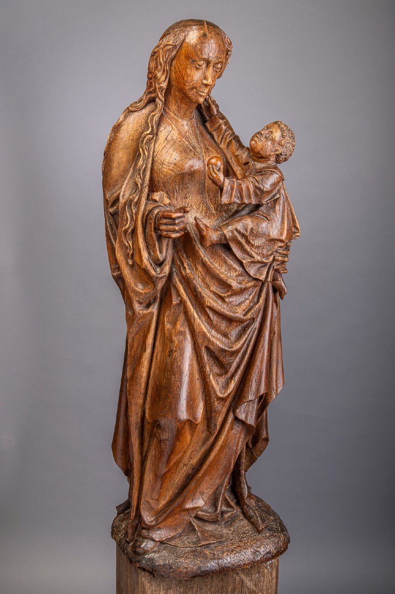 Virgin And Child, 16th Century.-photo-3