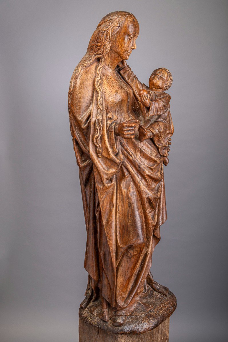 Virgin And Child, 16th Century.-photo-4