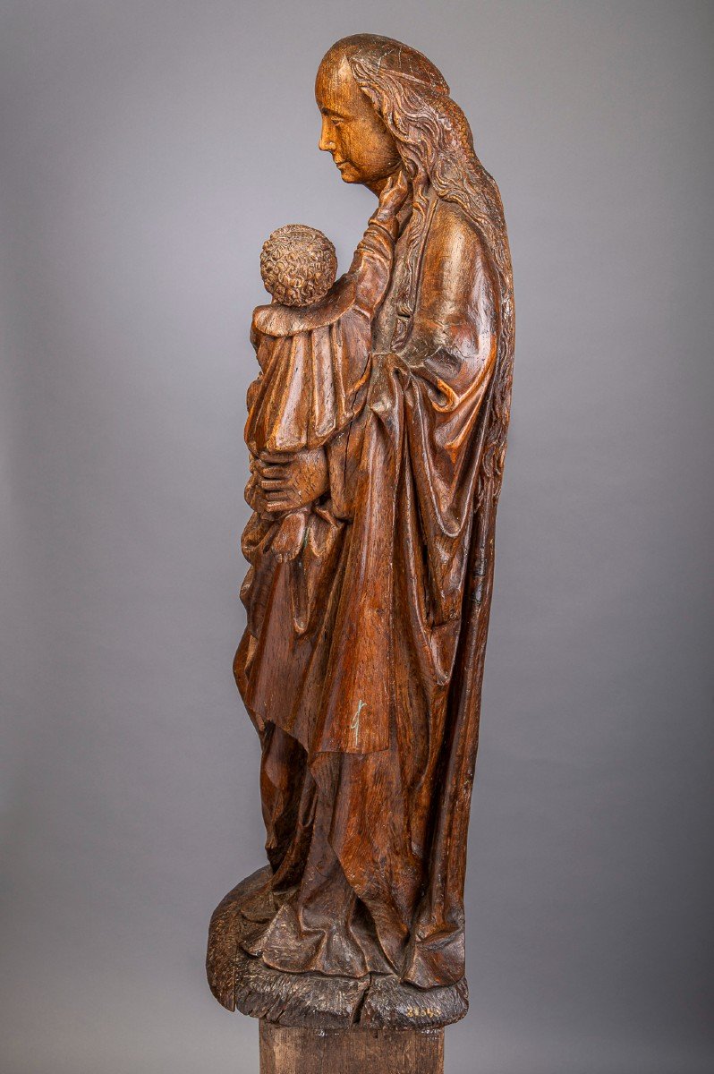 Virgin And Child, 16th Century.-photo-3