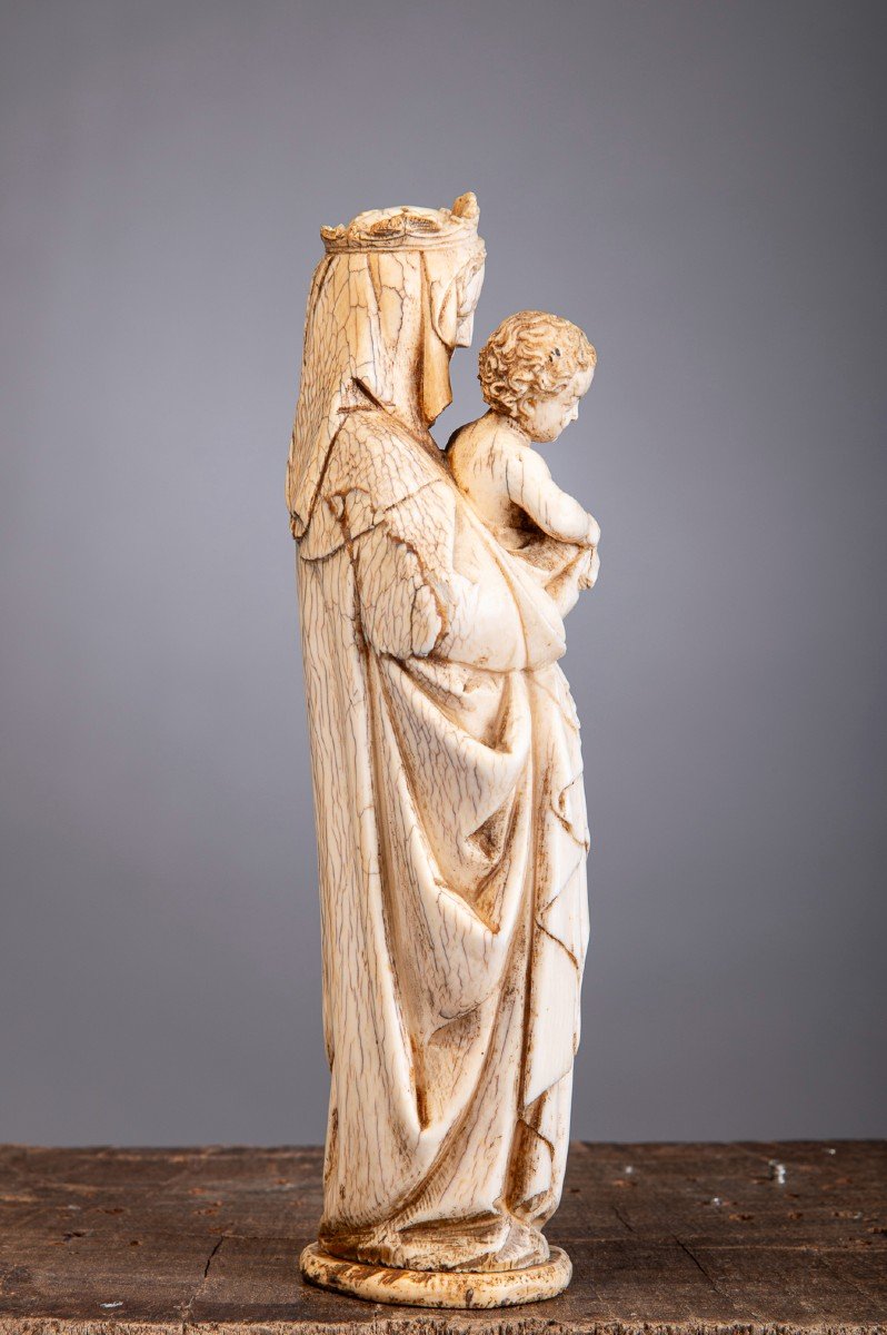 Virgin Mary With Child, 19th Century.-photo-4