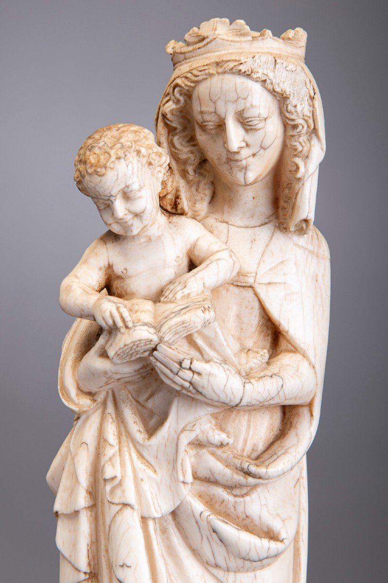 Virgin Mary With Child, 19th Century.-photo-3