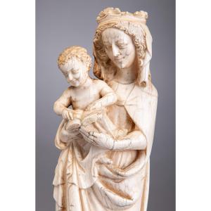 Virgin Mary With Child, 19th Century.