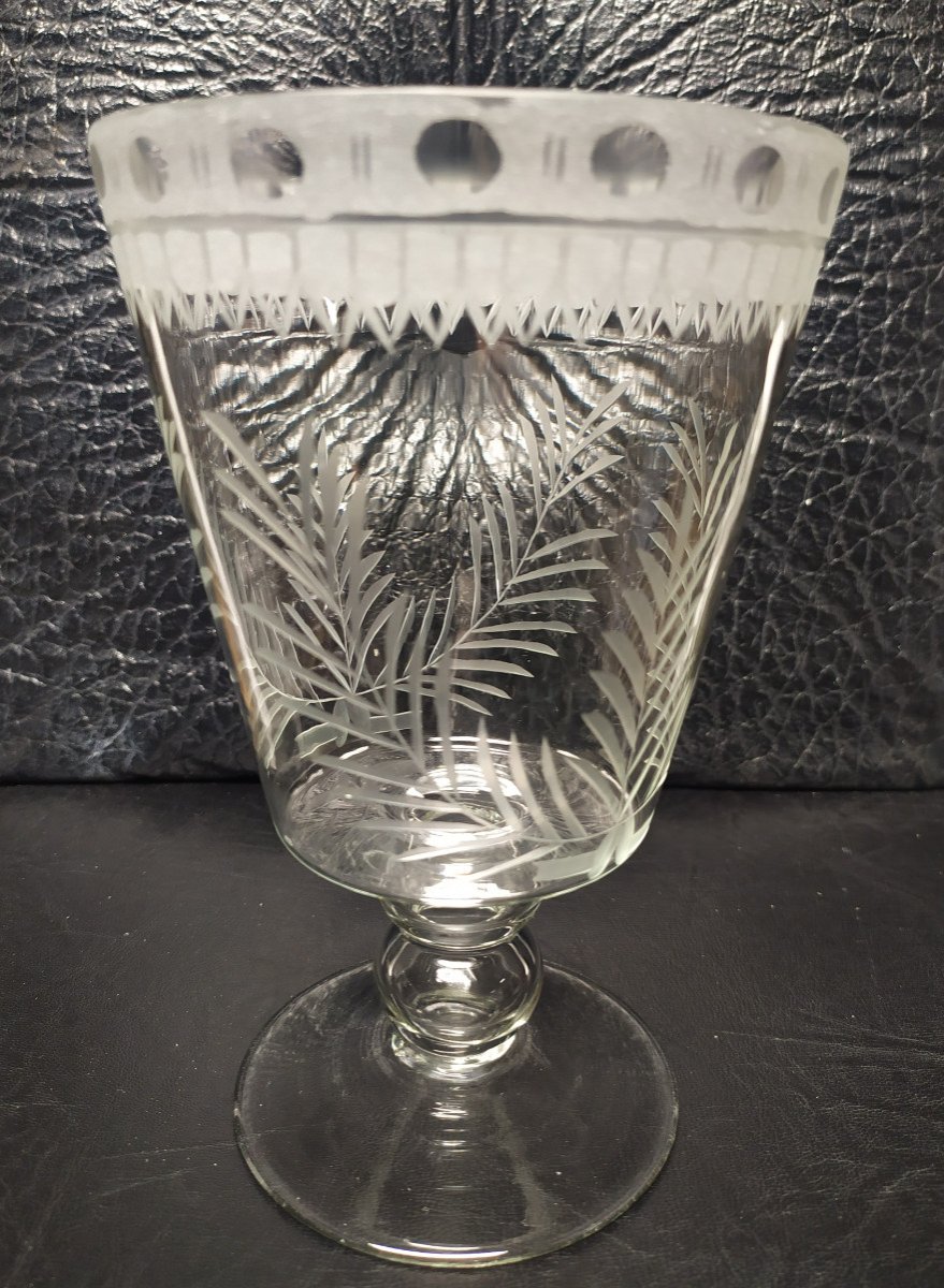 Verre De Mariage Grave – XXème Siècle.