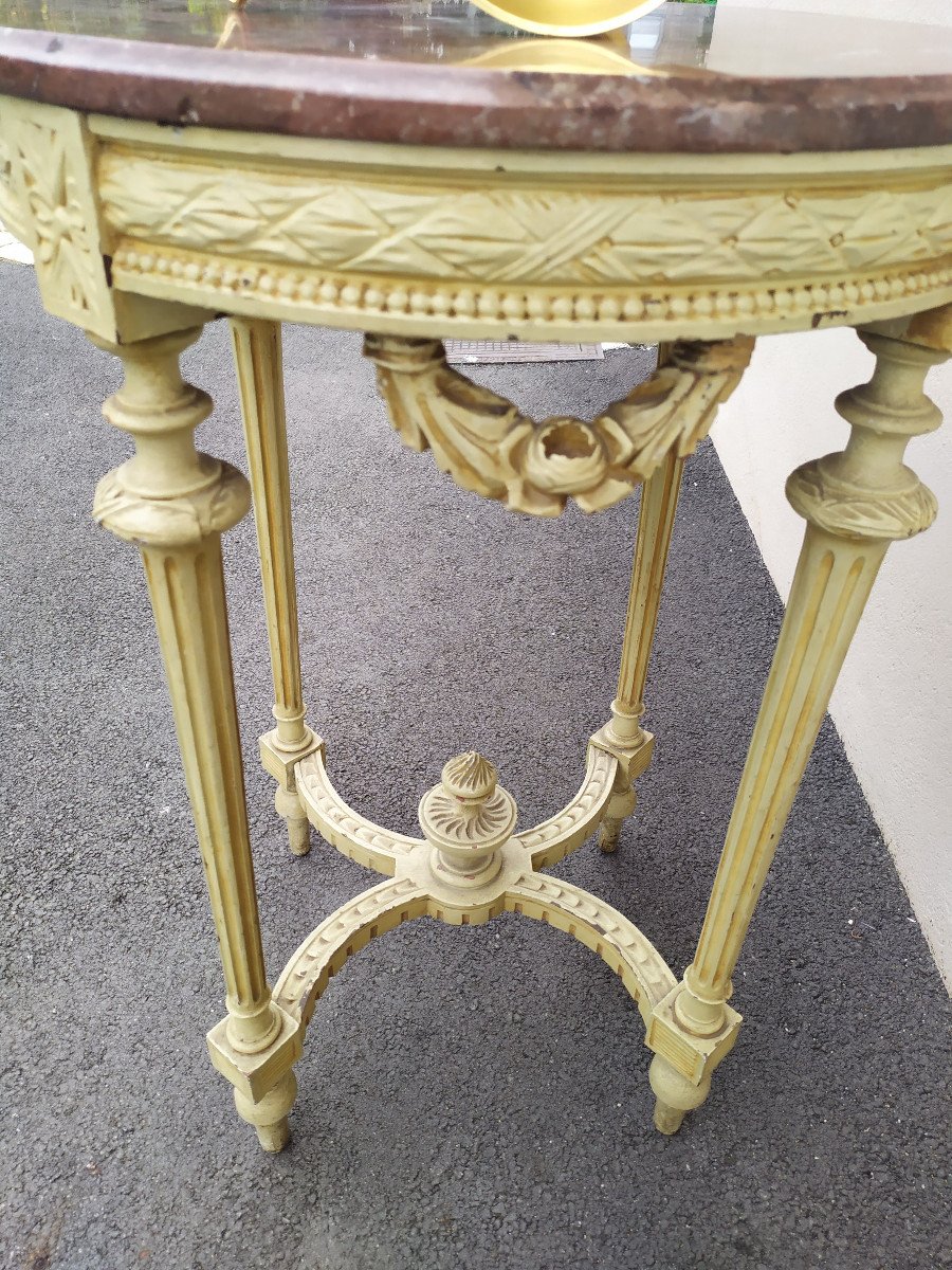 Small Louis XVI Style Gueridon – 20th Century.-photo-3