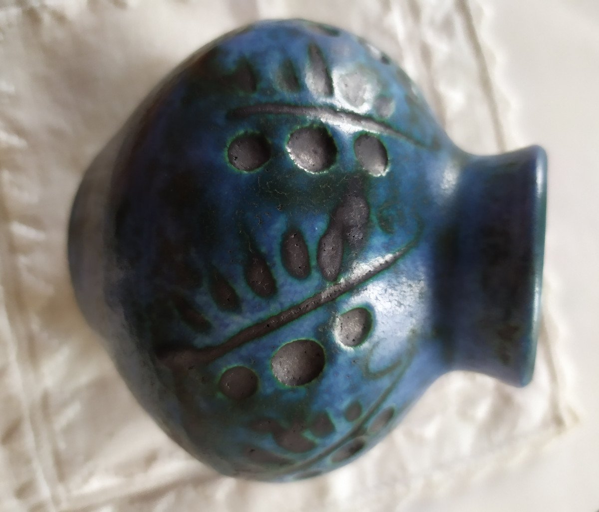  Ceramic Vase By Jacques Blin – 20th Century.-photo-2