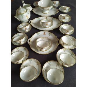 Porcelain Set Brand Pouyat – Maison Launay Rue Du Bac In Paris – 19th Century.