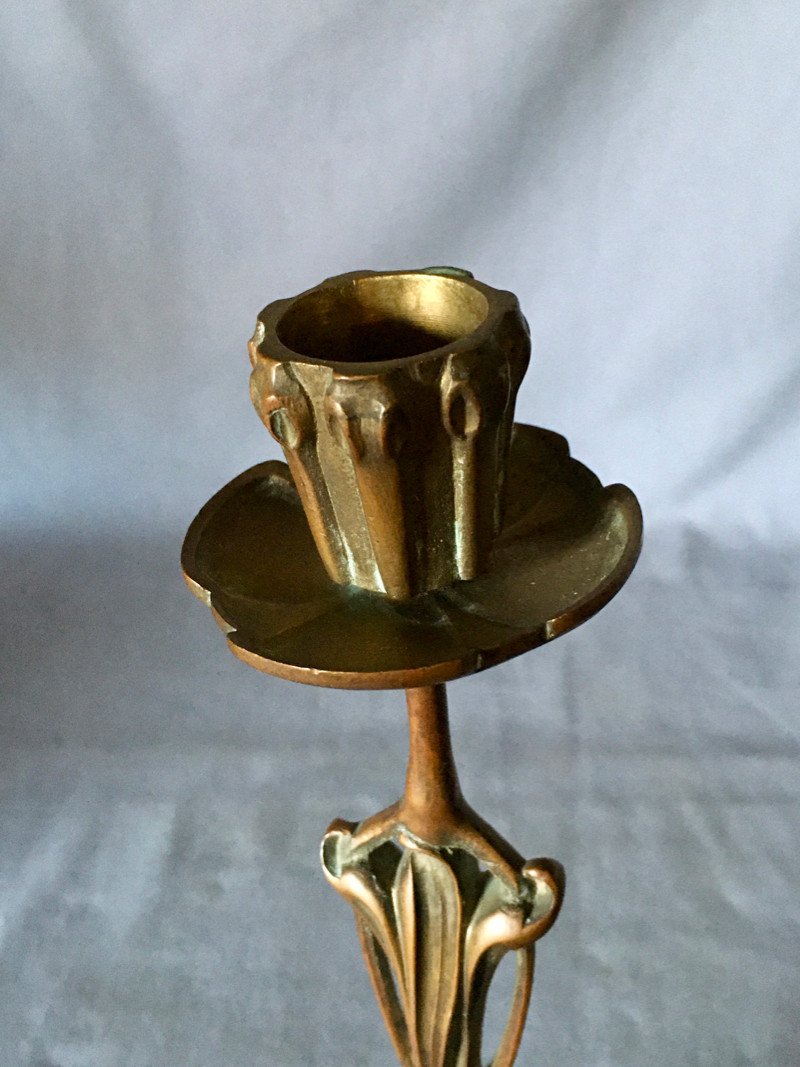 Art Nouveau Candle Holder-photo-1