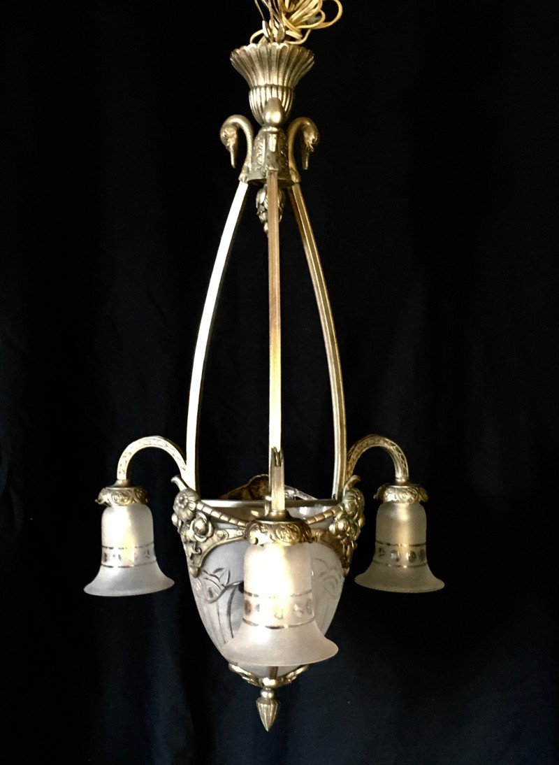 Art Deco Chandelier-photo-4