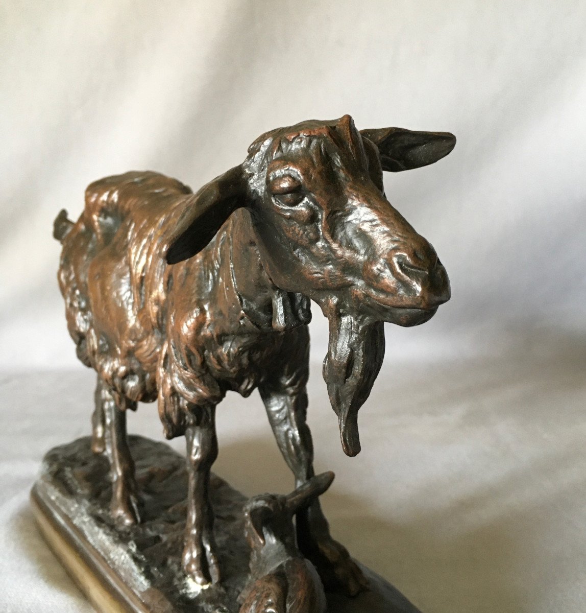 Animal Bronze Signed Fremiet-photo-2