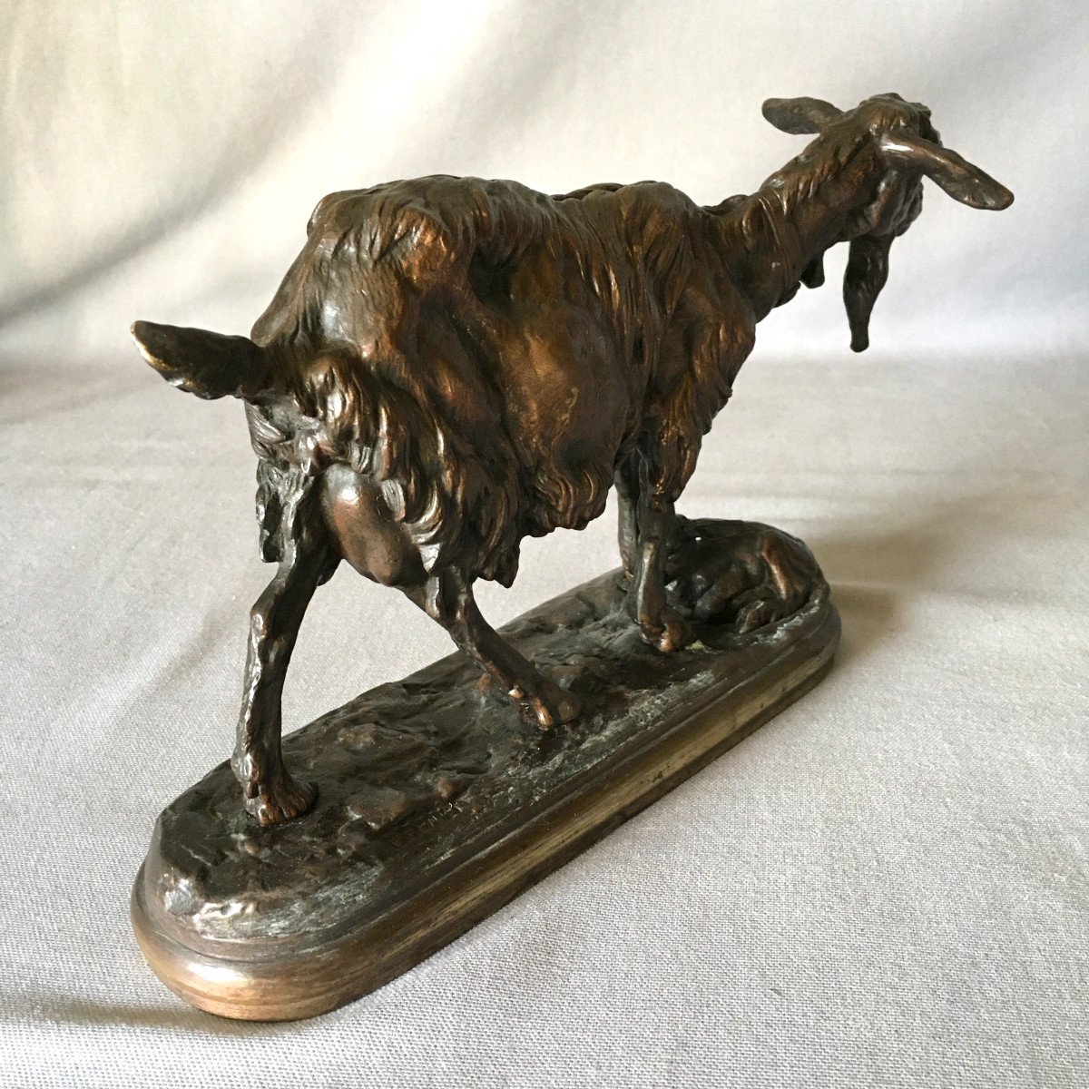 Animal Bronze Signed Fremiet-photo-4