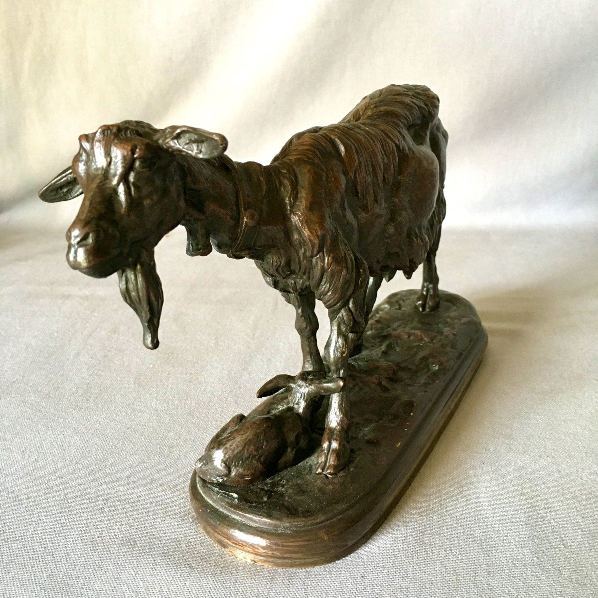 Animal Bronze Signed Fremiet-photo-2