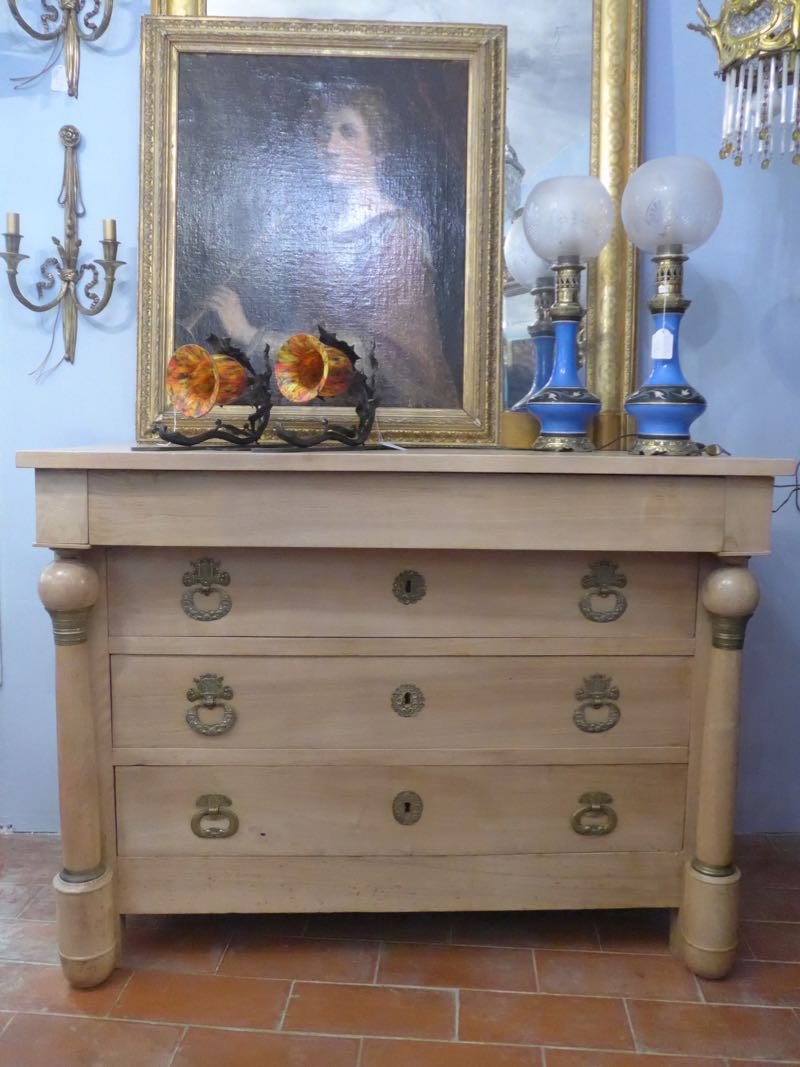 French Empire Style Chest Of Drawers-photo-2