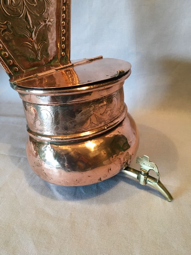 19th C Copper Sacristy Fountain-photo-2