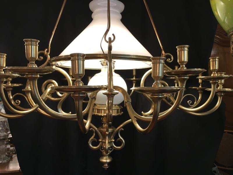 19th Century French Ceiling Light-photo-3