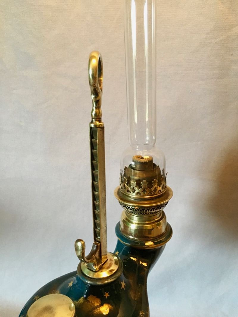 Mid 19th Century Oil / Petrol Lamp-photo-4