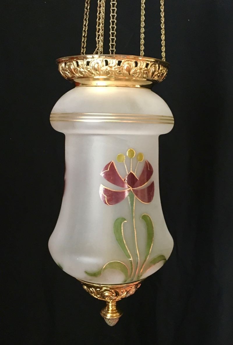 Lanterne Photophore Art Nouveau