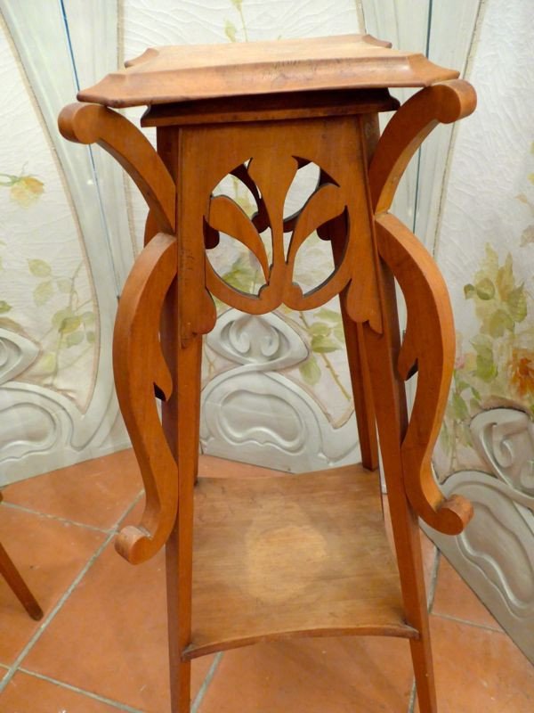 Pair Of Art Nouveau Stands-photo-3