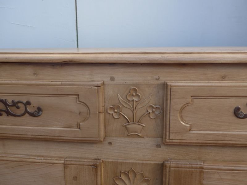 Sideboard In Bleached Cherry Wood-photo-1
