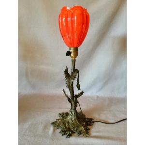 Art Nouveau Poppy Lamp