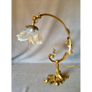 Très Belle Lampe Art Nouveau