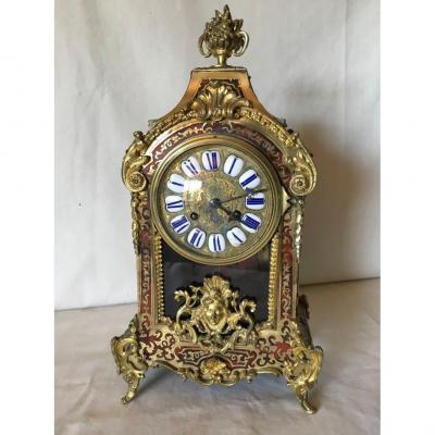 Pendulette Napoleon III de Style Boulle 