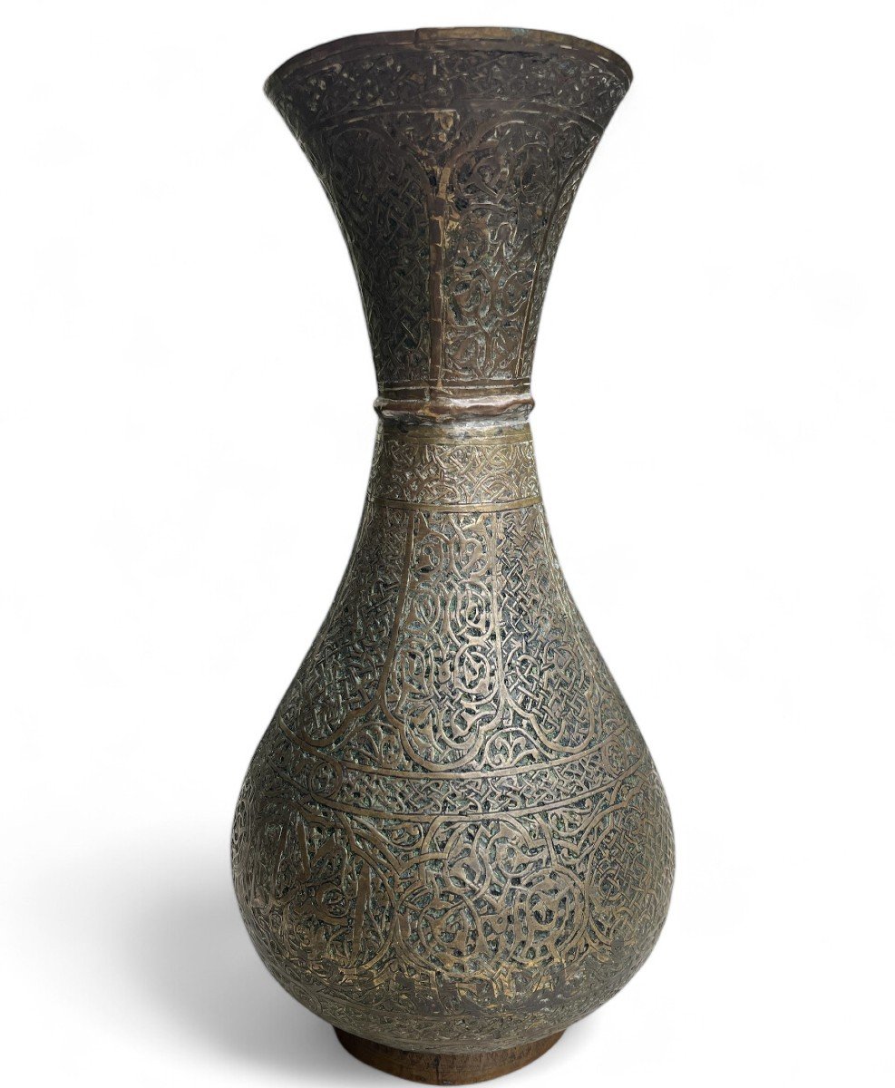 Ottoman Tombac Vase-photo-2