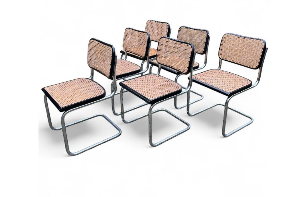 Suite De 6 Chaises Par Marcel Breuer-photo-2