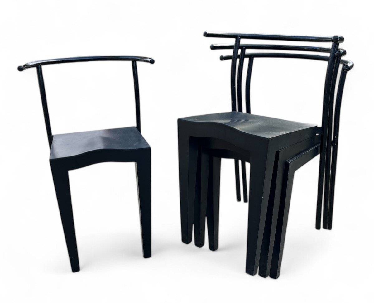 4 Chaises Par Philippe Starck