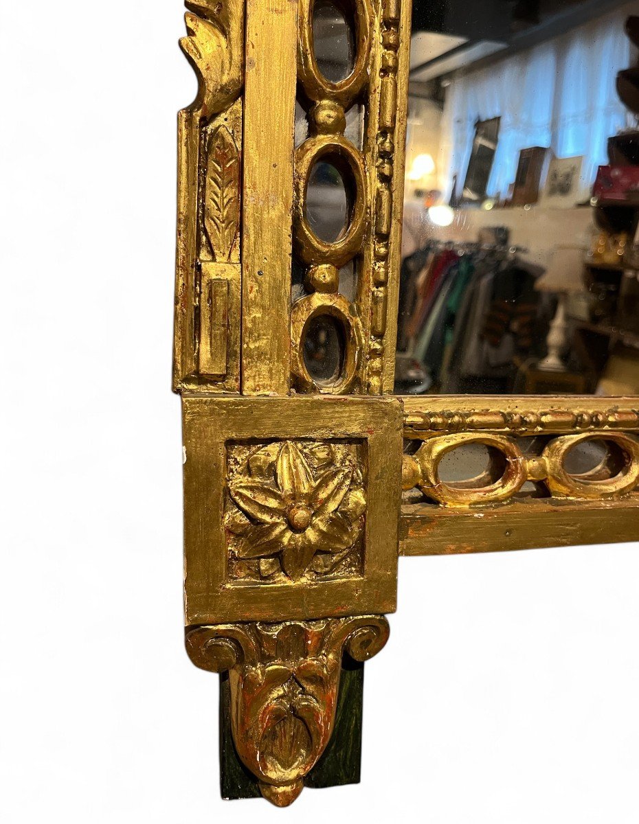 Golden Wooden Mirror-photo-4