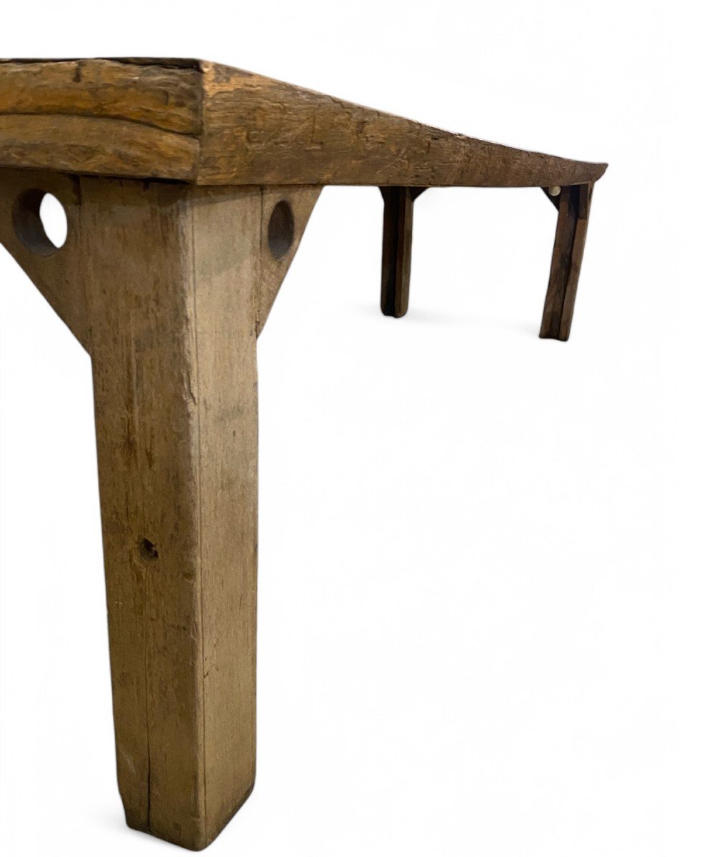 Large Natural Wood Table-photo-4