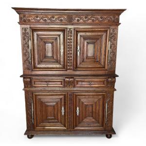 Two-body Oak Cabinet