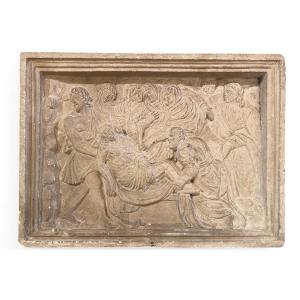 Bas Relief En Pierre