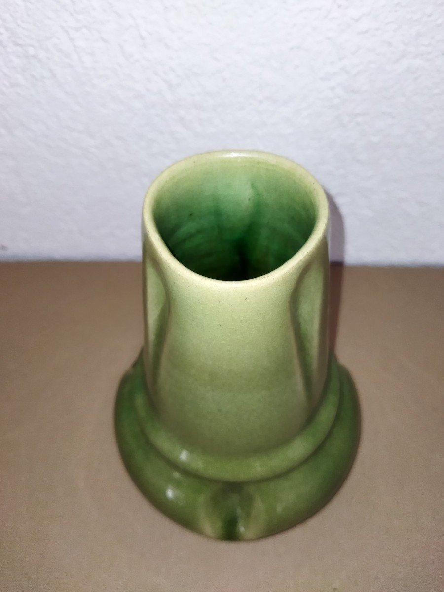 Massier Golfe-juan Vallauris Art Deco Collectible Vase-photo-4