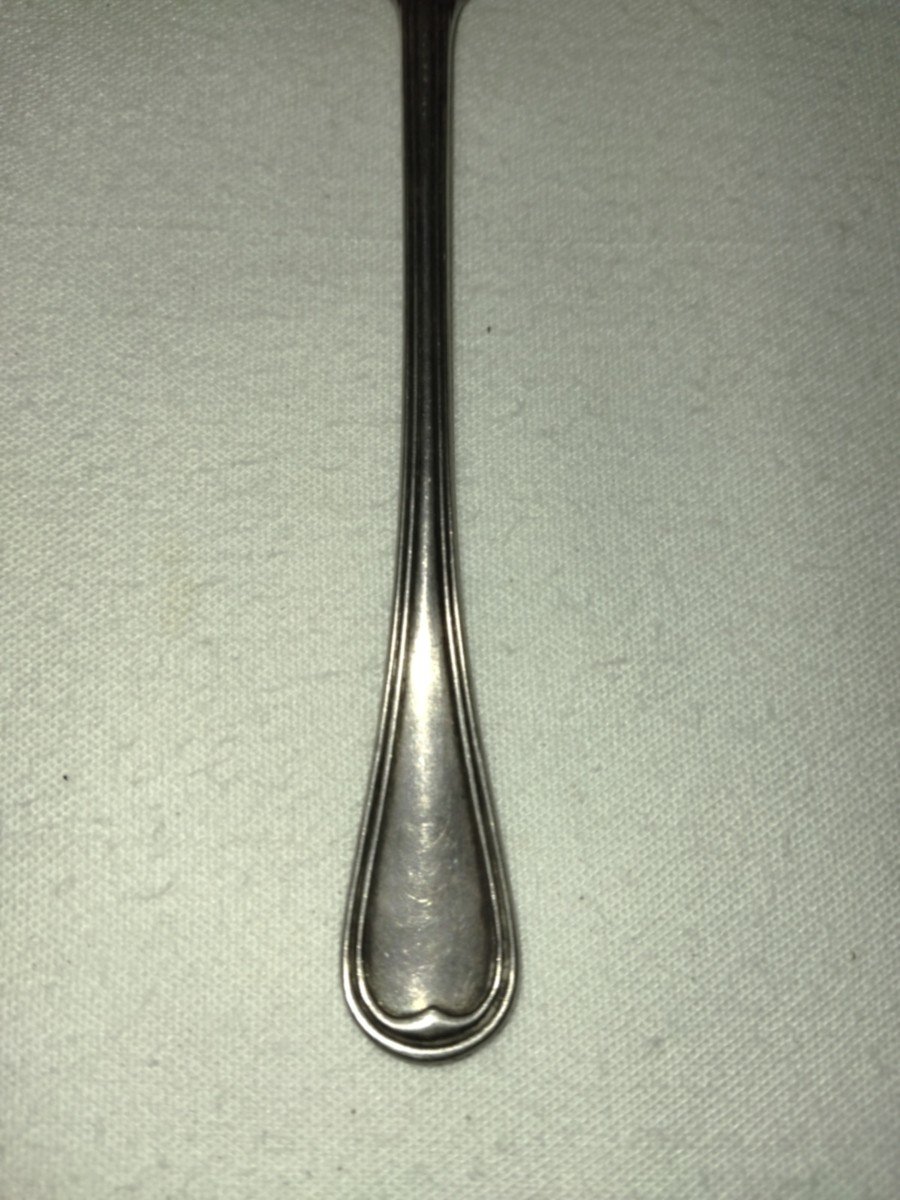 Christofle Antique Silver Plated Sorbet Spoon-photo-2