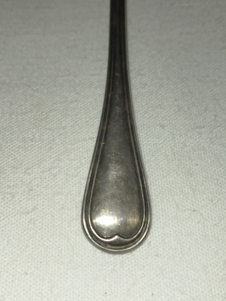 Christofle Antique Silver Plated Sorbet Spoon-photo-2