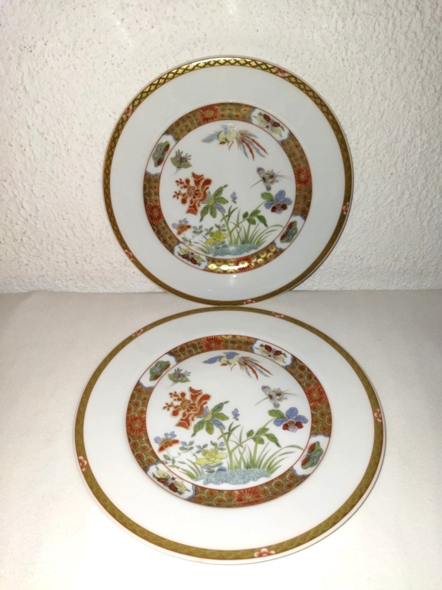 Bernardaud Limoges 11 Flat Plates "masterpiece" King-to-tchen Decor-photo-2