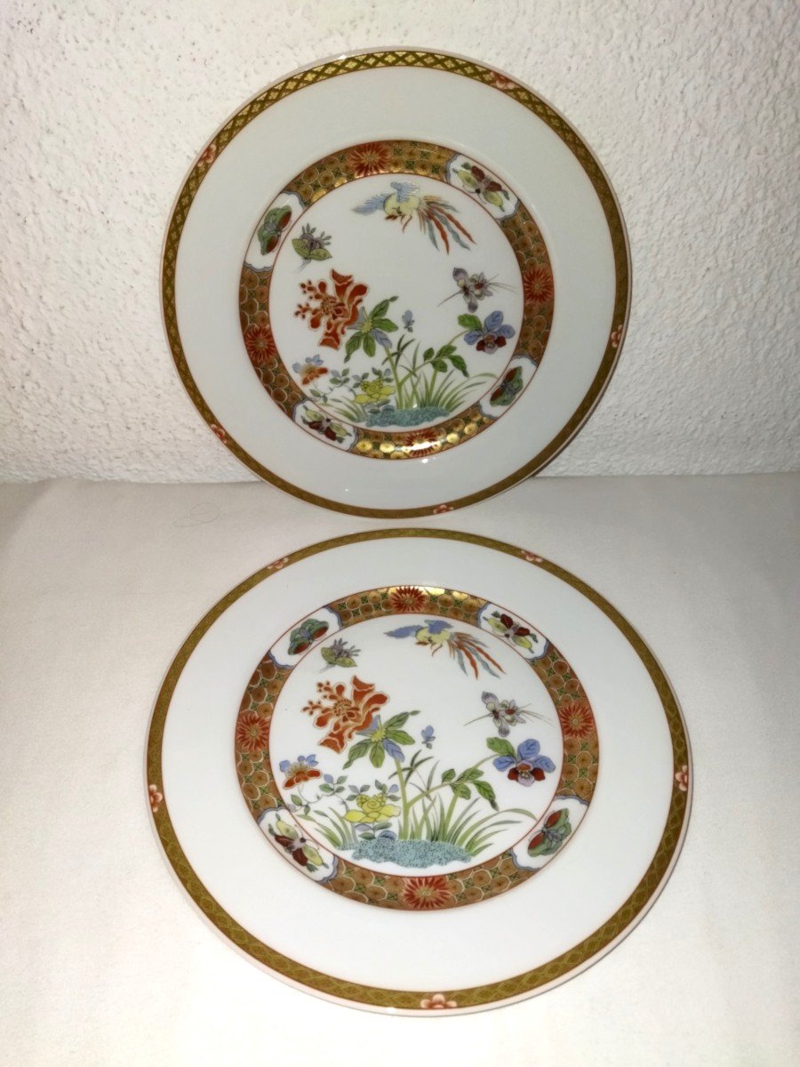 Bernardaud Limoges 11 Flat Plates "masterpiece" King-to-tchen Decor-photo-4