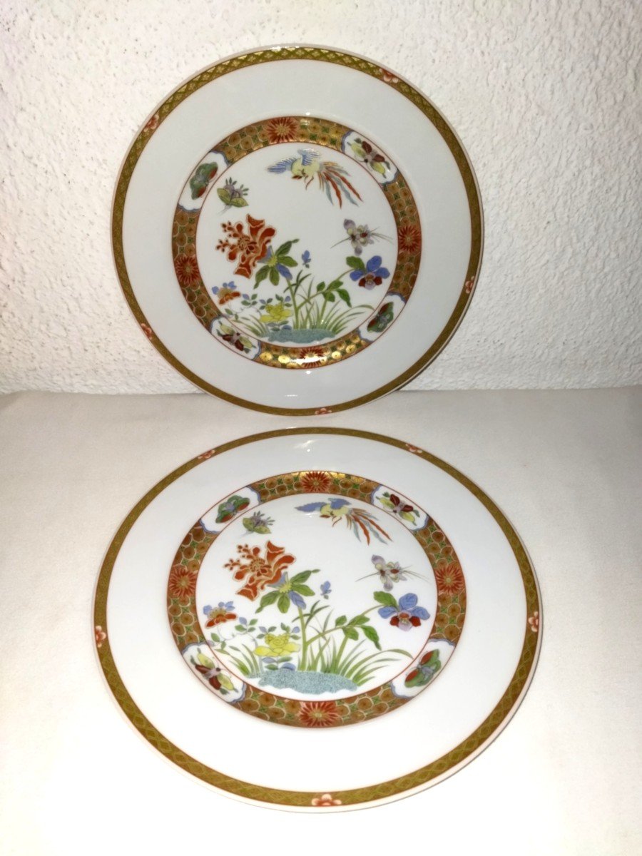 Bernardaud Limoges 11 Flat Plates "masterpiece" King-to-tchen Decor-photo-5