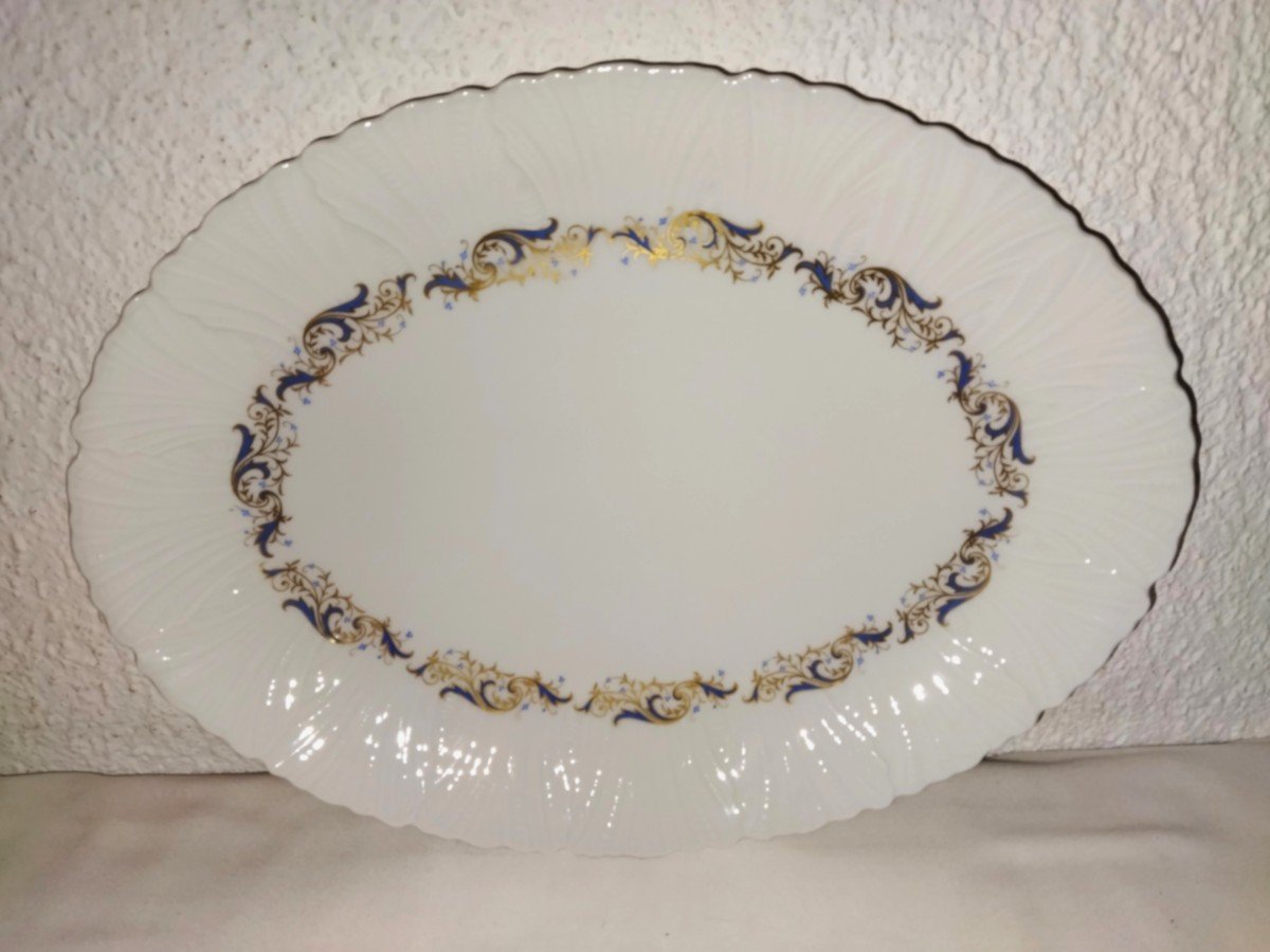 Limoges Jammet-seignolles "venus" Oval Porcelain Serving Dish 35.5cms