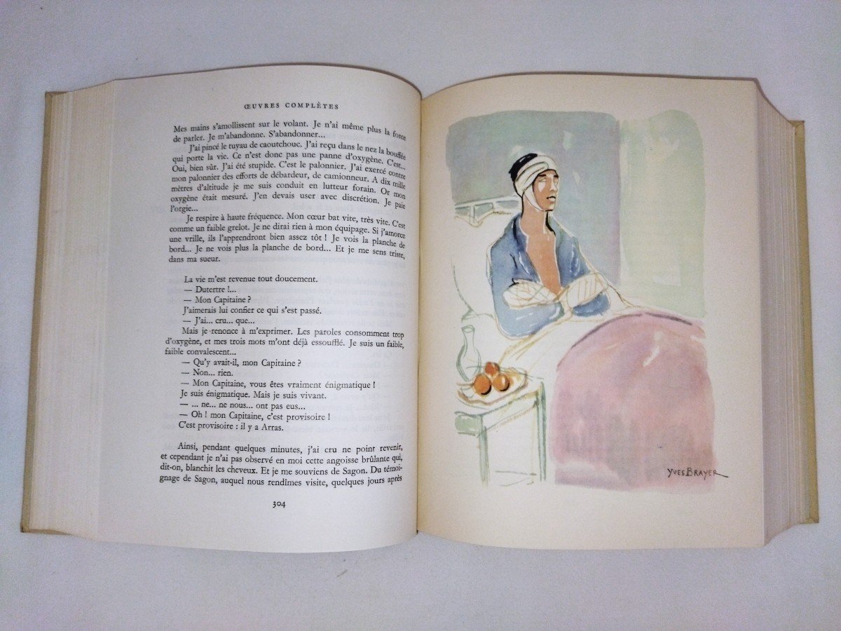 "complete Works" Curiosa Collector's Book Saint-exupéry Illustrations Brayer N°10759-photo-3