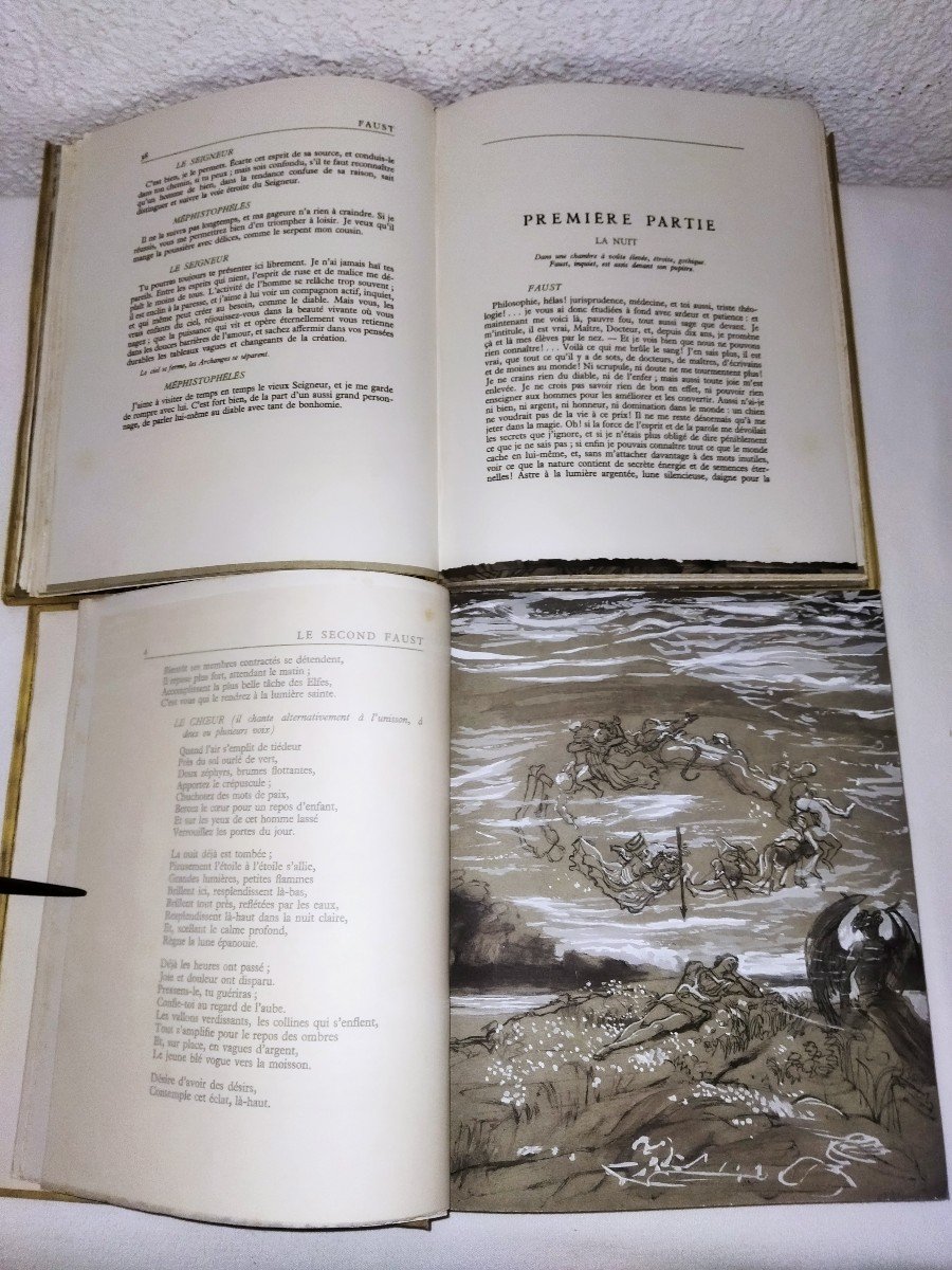 "FAUST" Curiosa Livre De Collection GOETHE Illustrations EDY-LEGRAND N° 817-photo-2