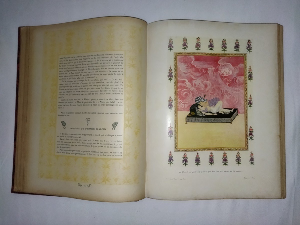 The Book Of One Thousand And One Nights Mardrus Illustrations 8 Volumes Complete Collection-photo-2