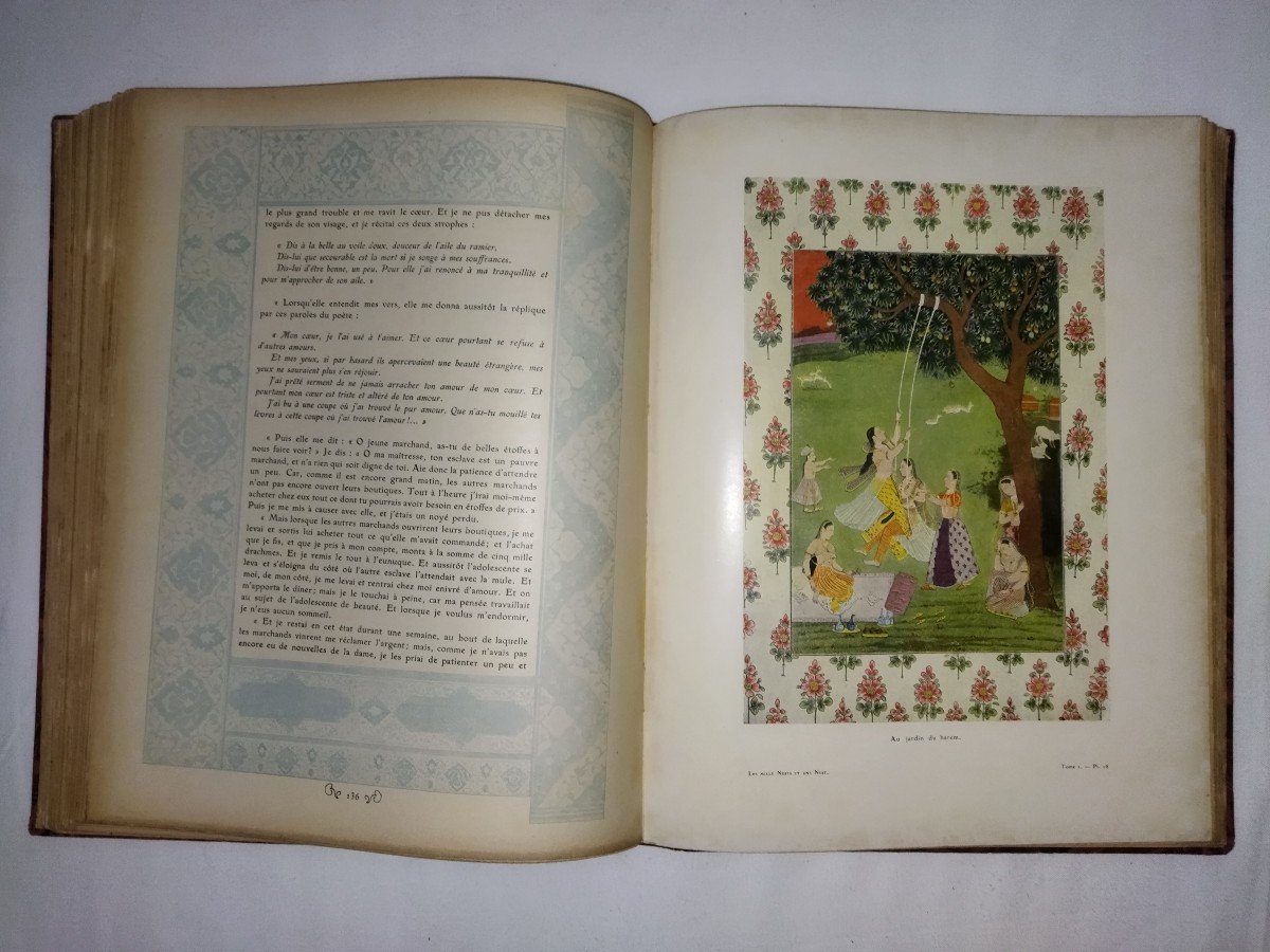 The Book Of One Thousand And One Nights Mardrus Illustrations 8 Volumes Complete Collection-photo-4