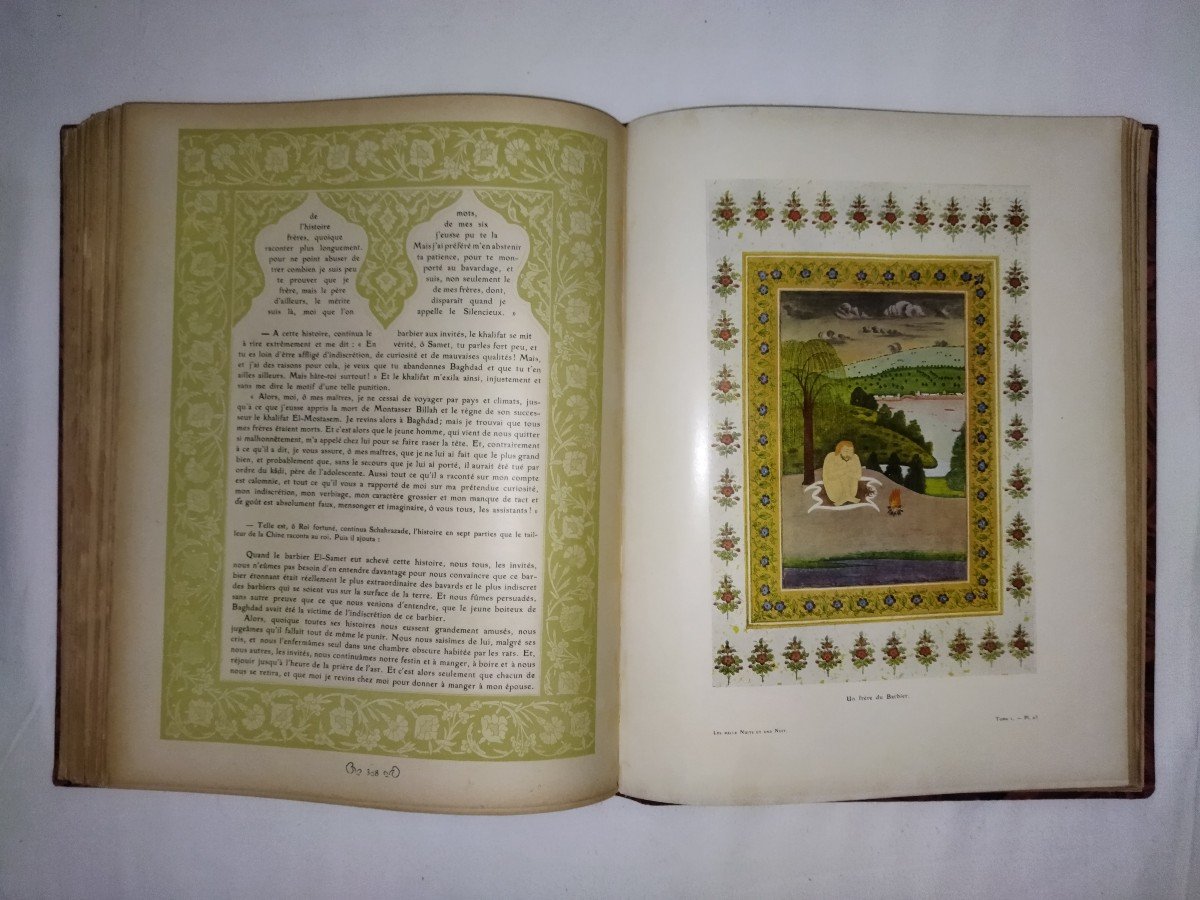 The Book Of One Thousand And One Nights Mardrus Illustrations 8 Volumes Complete Collection-photo-5