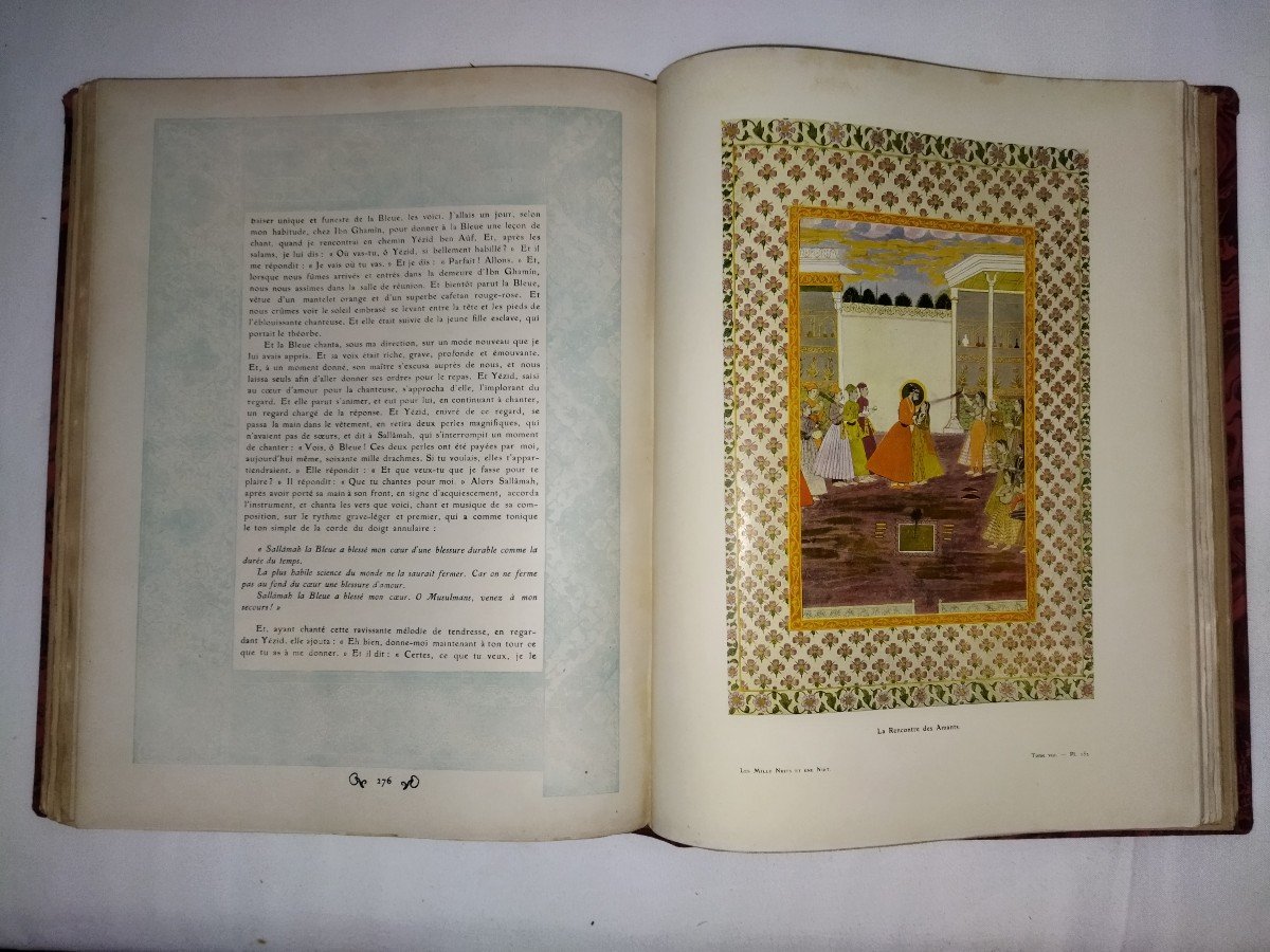 The Book Of One Thousand And One Nights Mardrus Illustrations 8 Volumes Complete Collection-photo-6