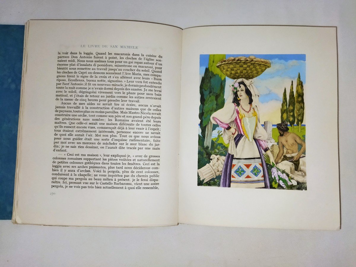 "the Book Of San Michele" Curious Collection Book Munthe Illustrations Brunelleschi No. 915-photo-4