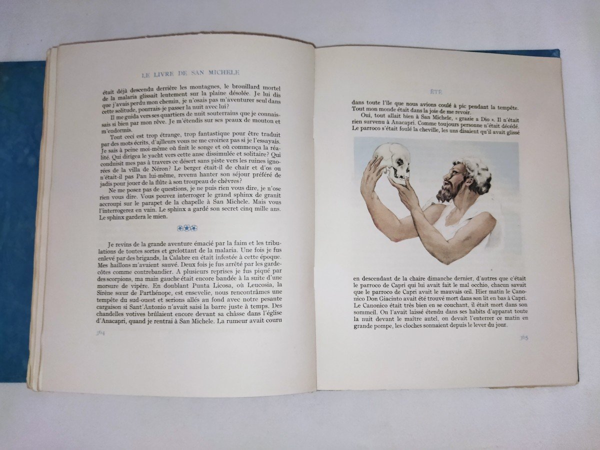 "the Book Of San Michele" Curious Collection Book Munthe Illustrations Brunelleschi No. 915-photo-5